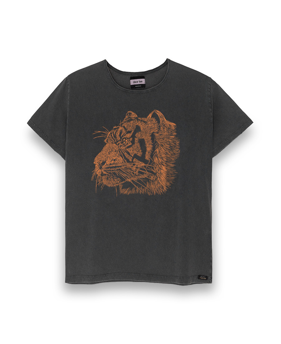 Camiseta mujer Orange Tiger