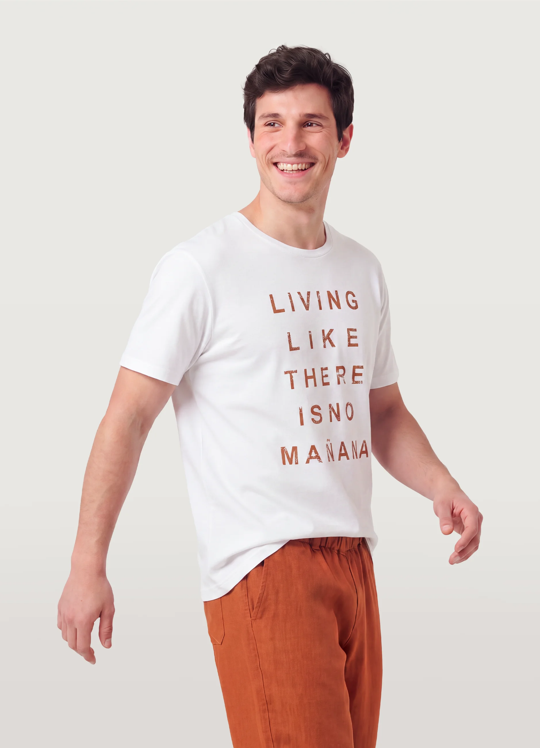 Camiseta hombre Living like there is no Mañana