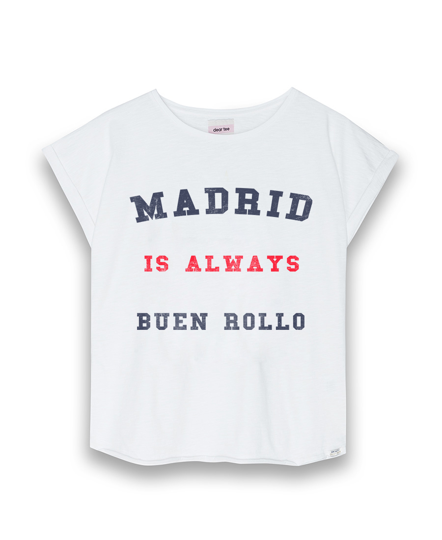 Camiseta mujer Madrid Buen rollo