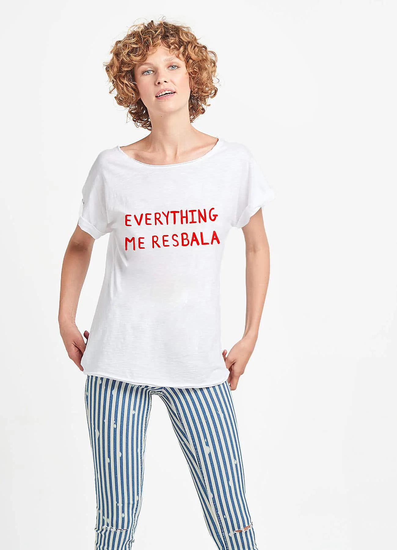 Camiseta mujer me resbala