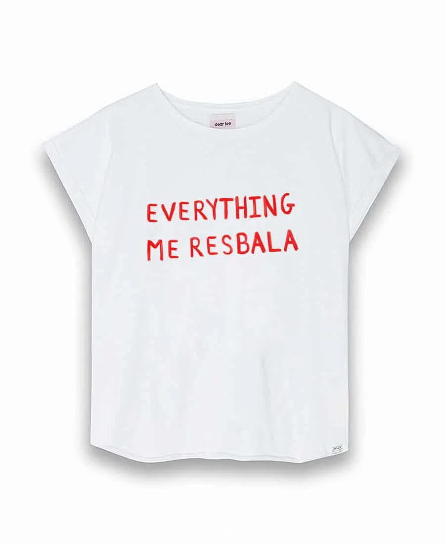 CAMISETA MUJER ME RESBALA dear tee