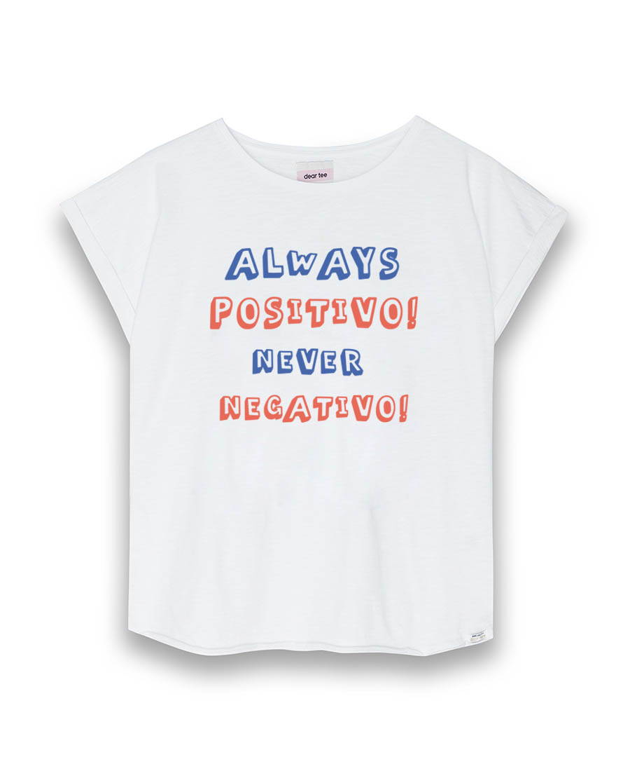 Camiseta mujer always positivo