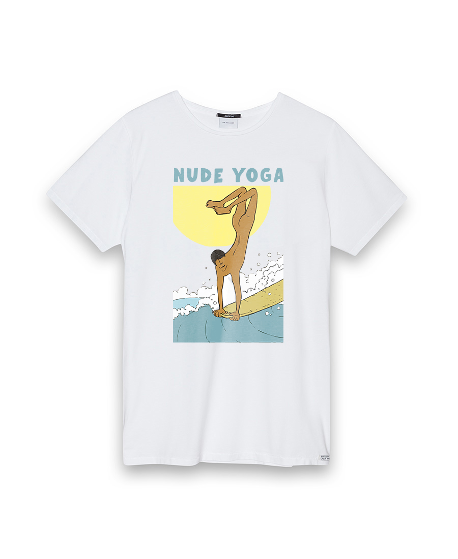 Camiseta hombre nude yoga