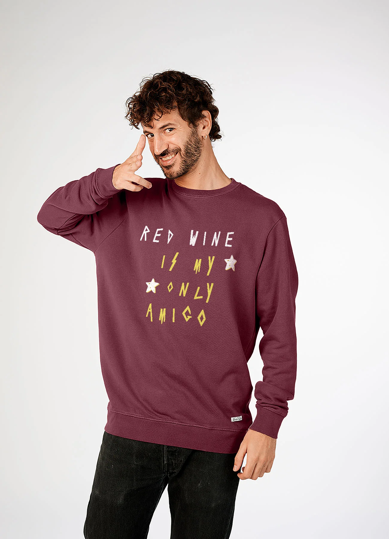Sudadera Hombre Red Wine