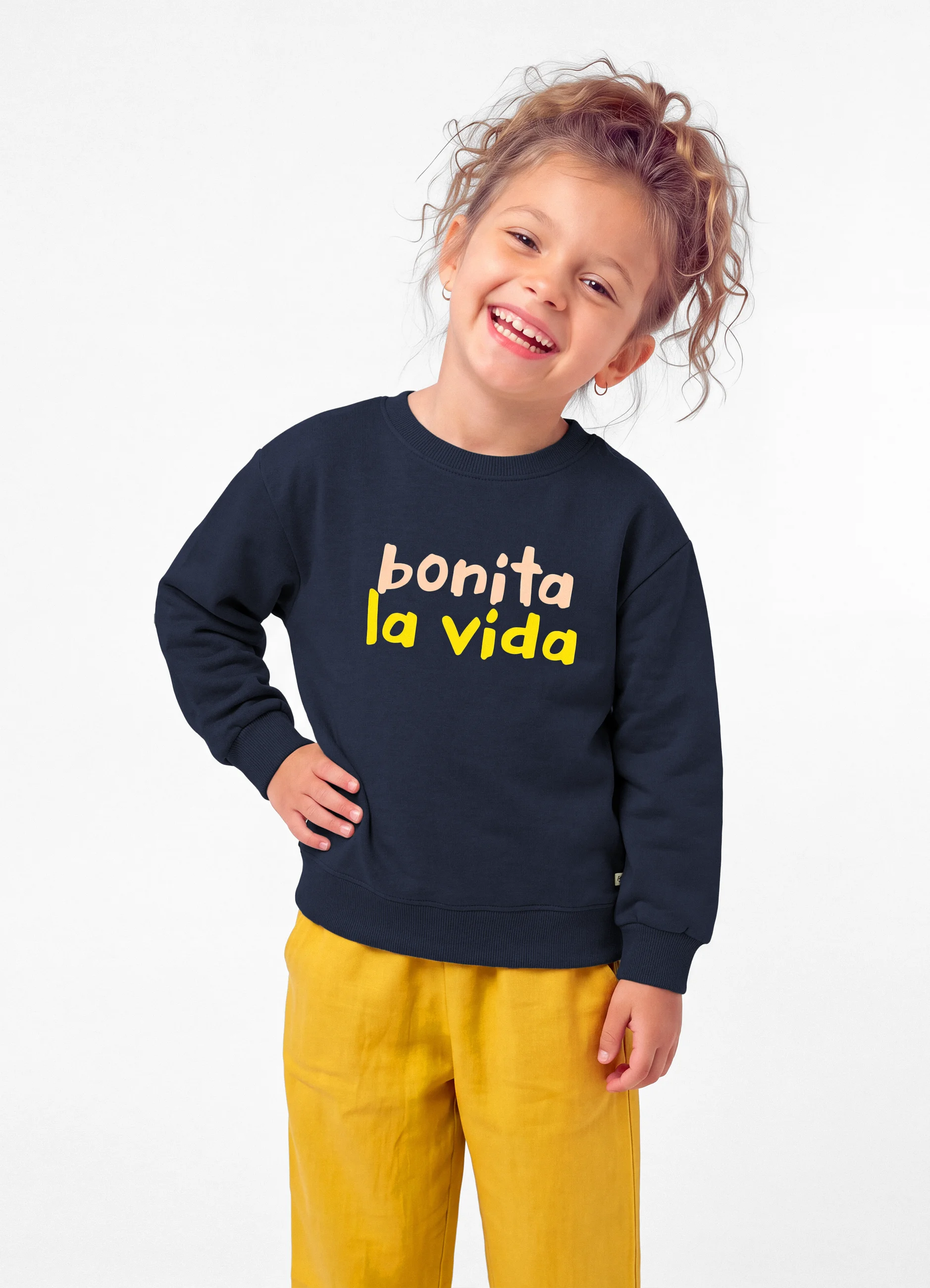 Sudadera Kids Bonita la vida