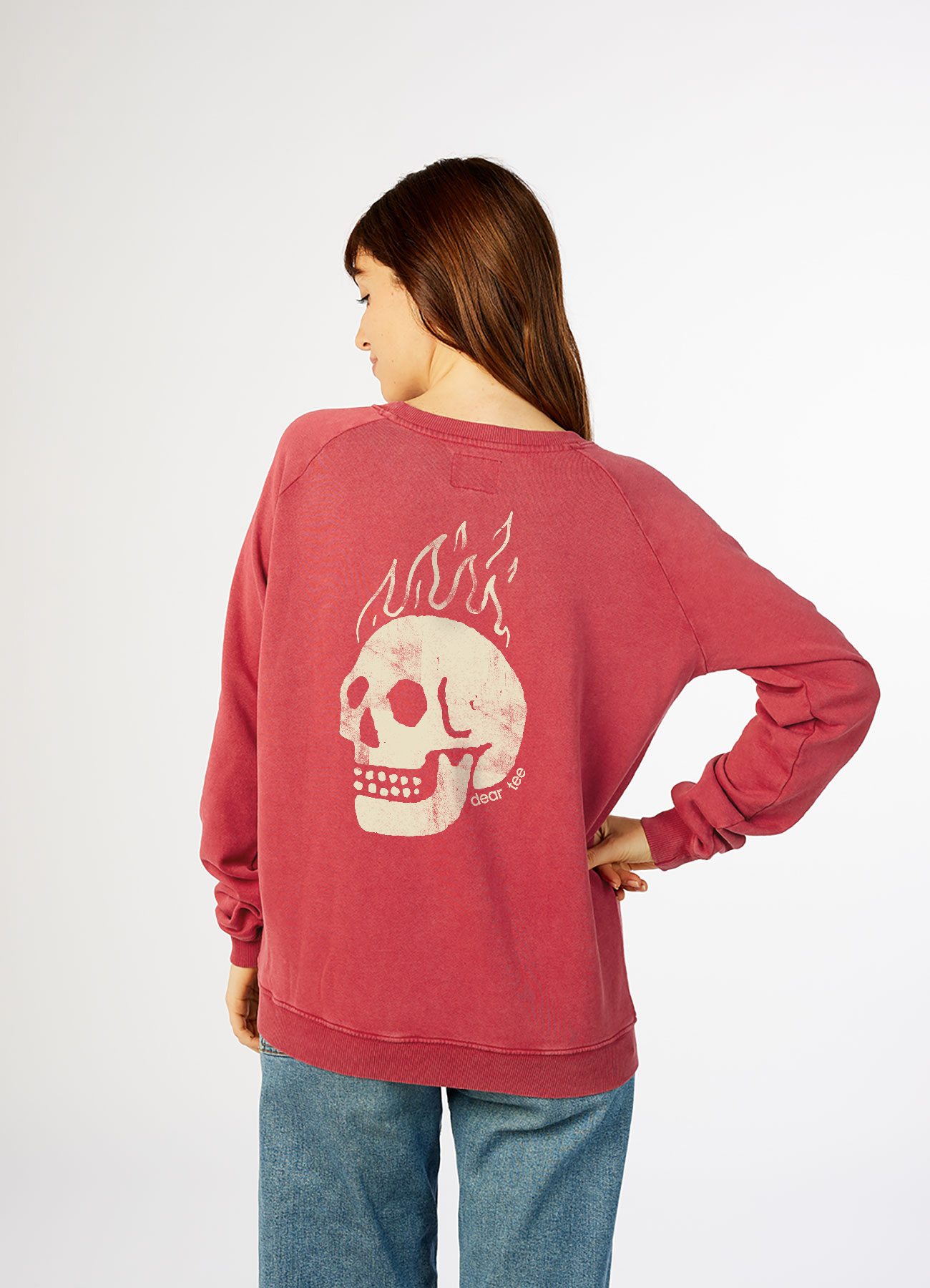 Sudadera mujer calavera vida