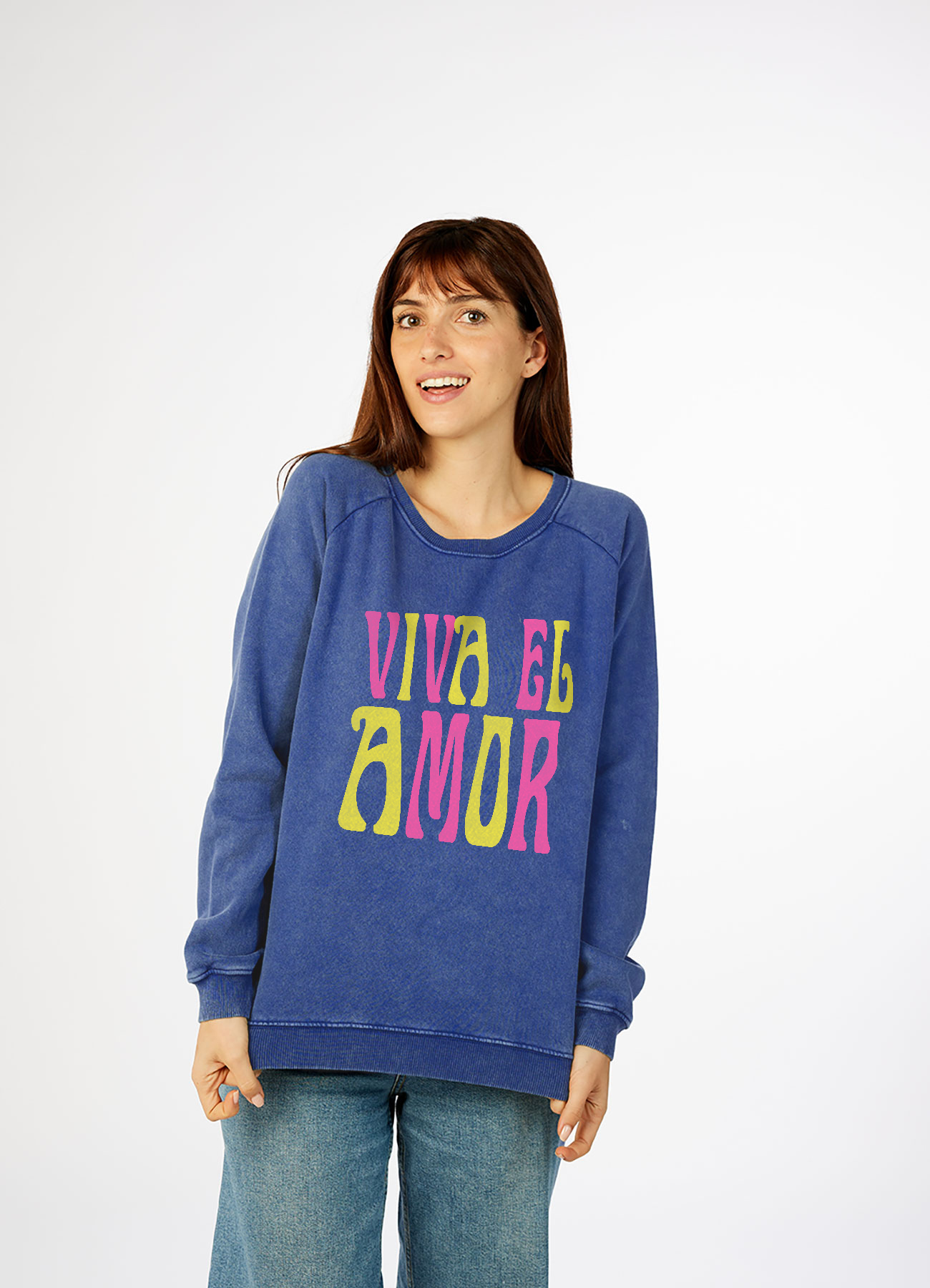 Sudadera mujer viva el amor