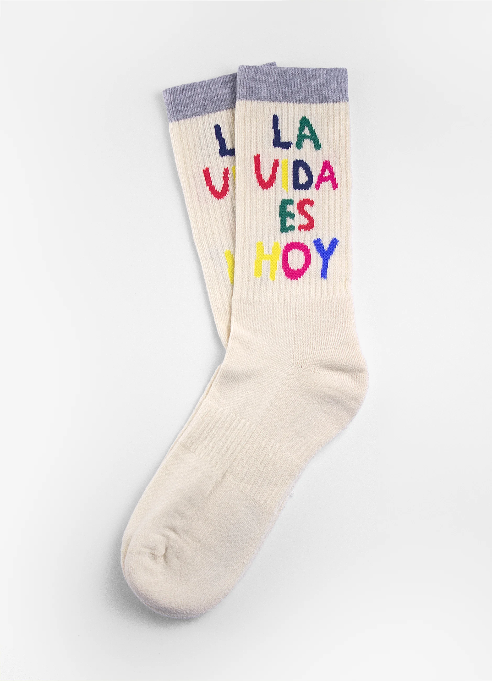 Calcetines La vida es hoy multicolor