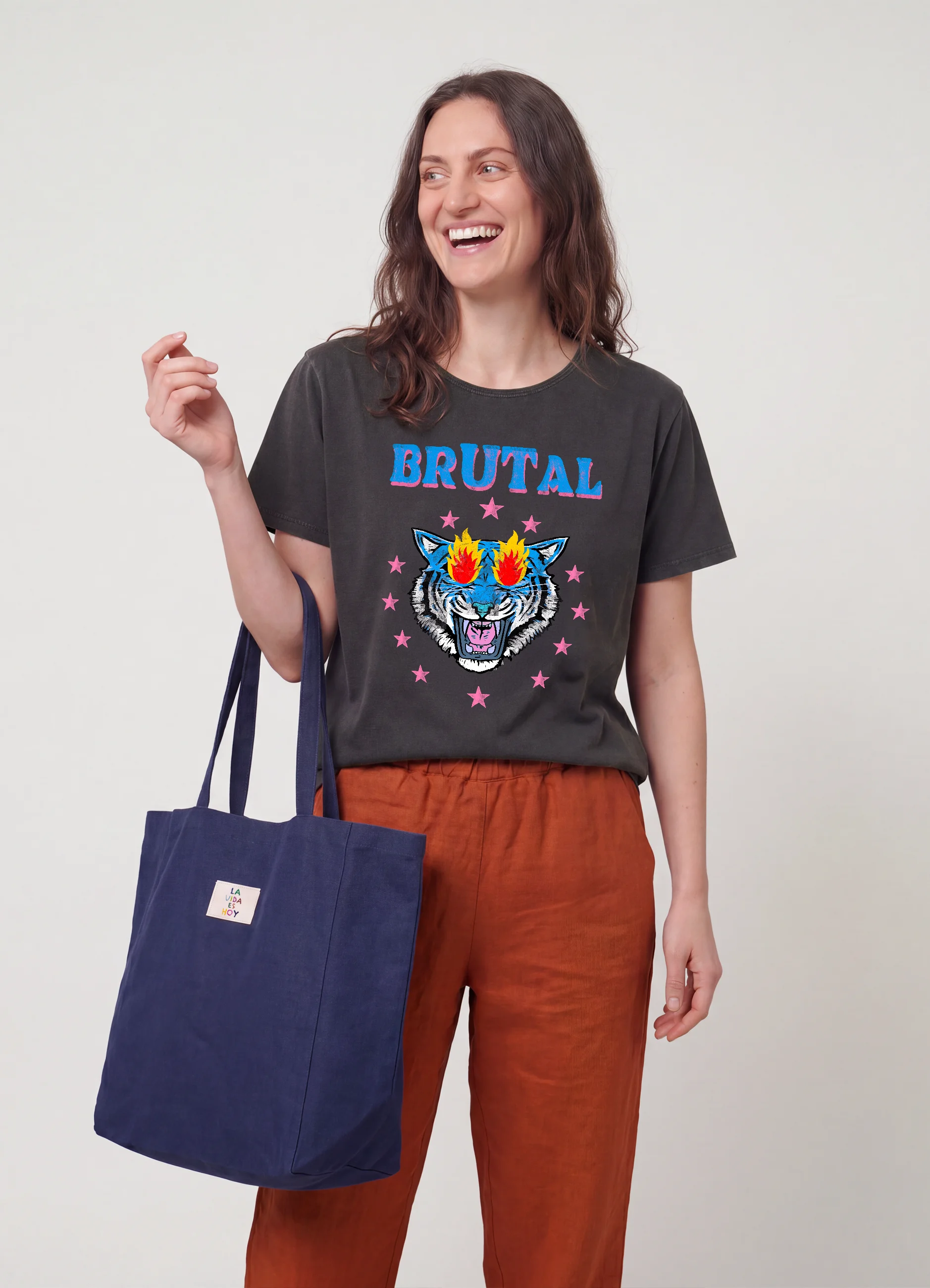 Camiseta mujer Brutal Tiger ngo