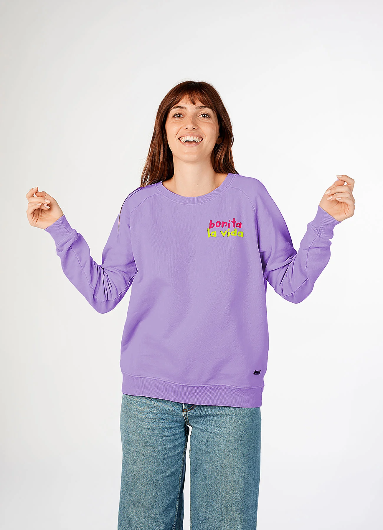 Sudadera mujer vida corazones
