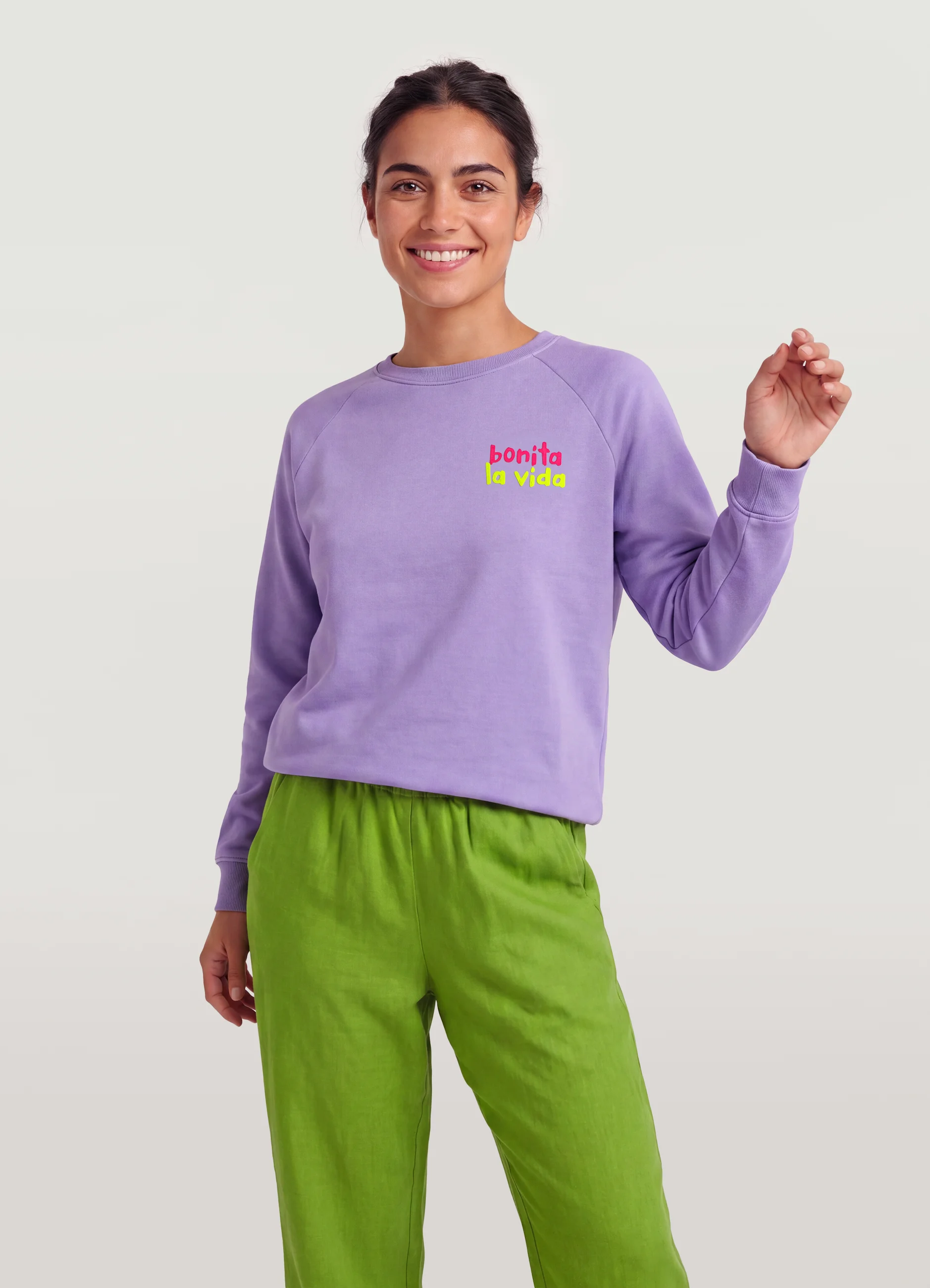 Sudadera mujer vida corazones