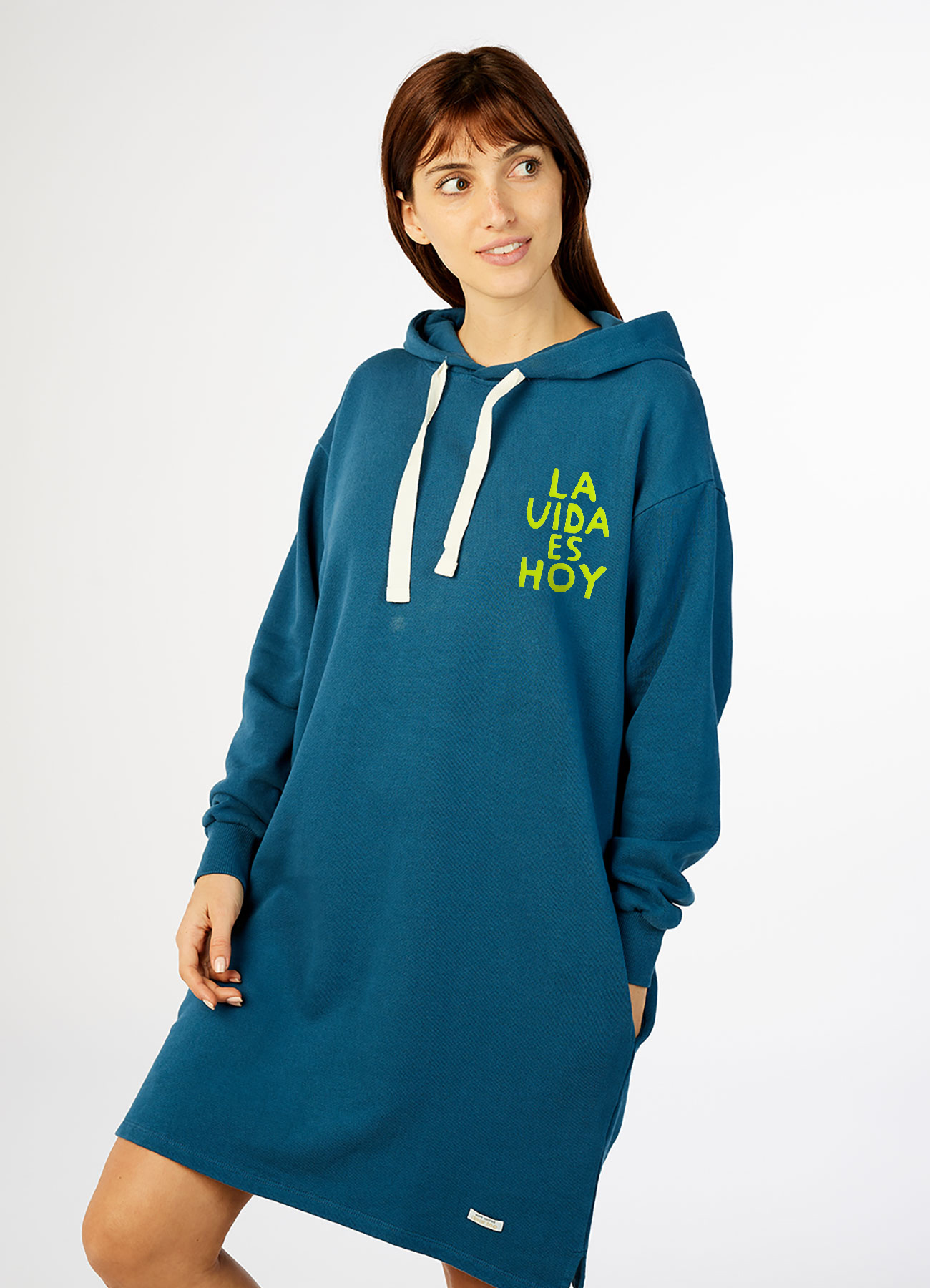 Vestido mujer hoodie calavera vida