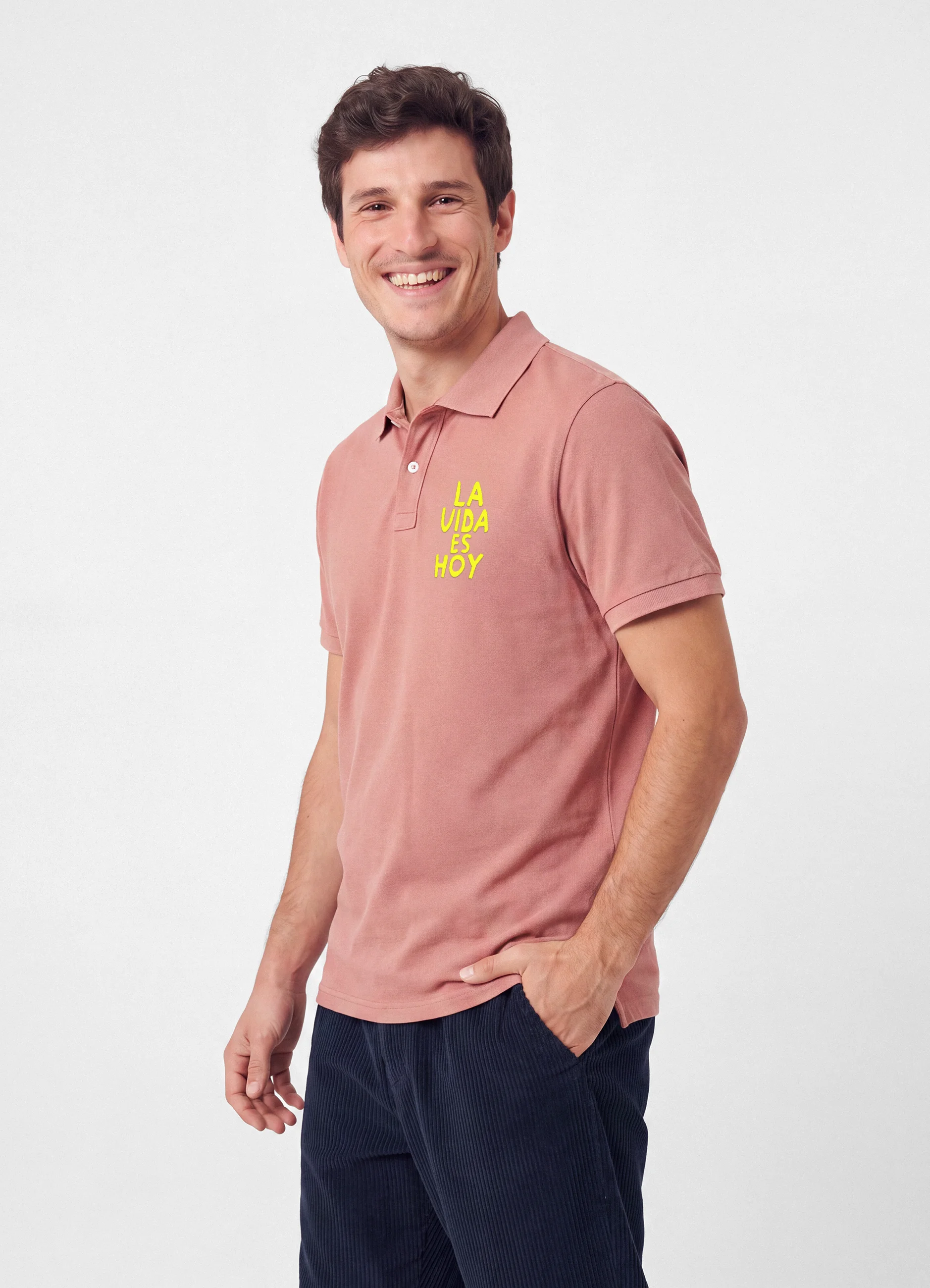 Polo hombre la vida es hoy
