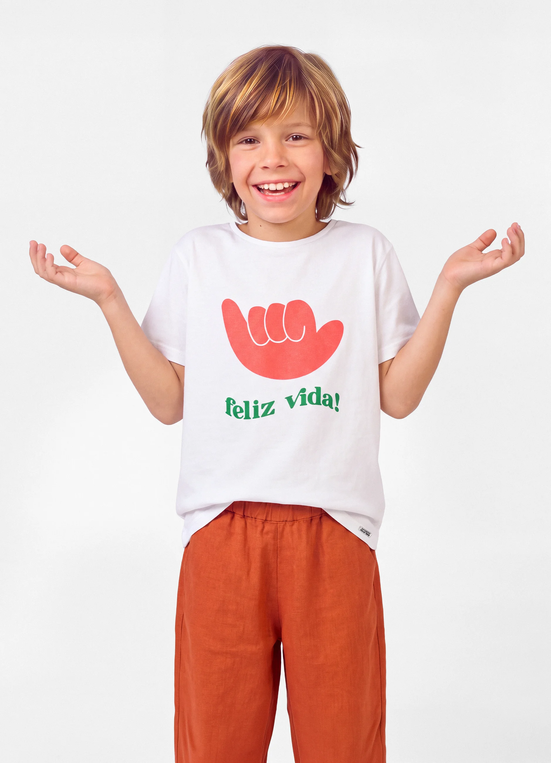 Camiseta Kids Feliz