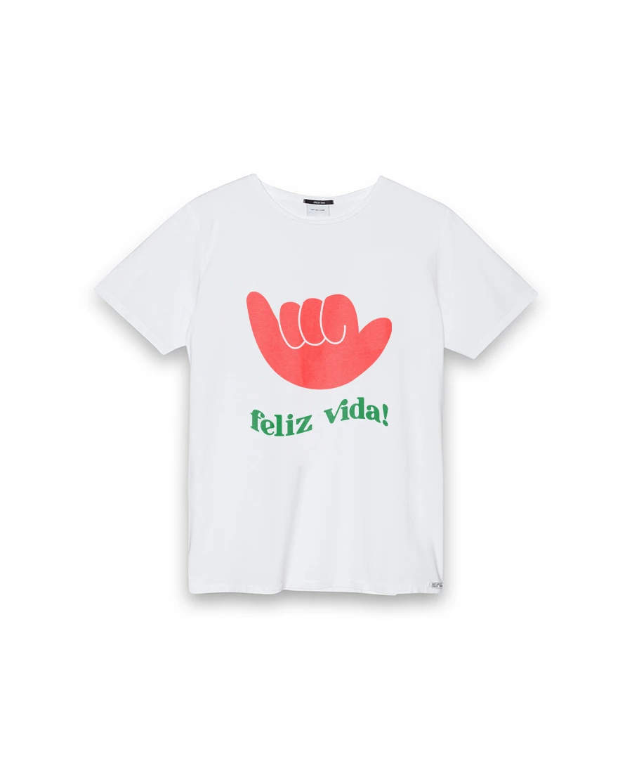 Camiseta Kids Feliz Vida