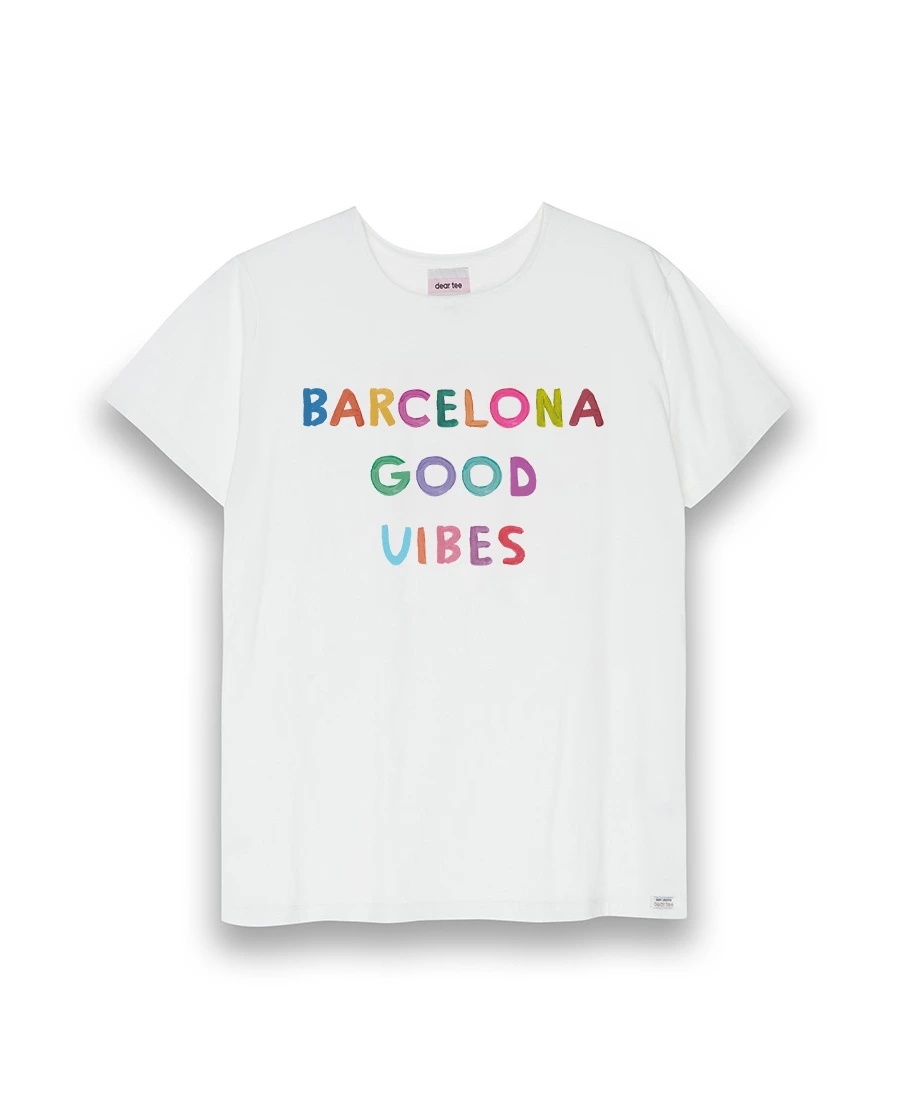 Camiseta mujer Barcelona Good Vibes