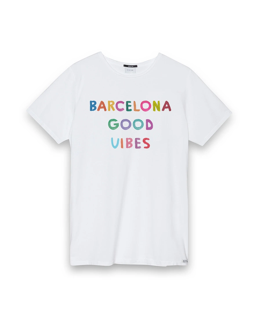 Camiseta Hombre Barcelona Good Vibes