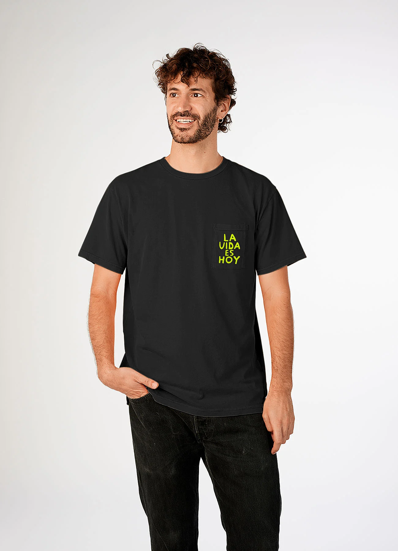 Camiseta hombre Vida Pocket 25