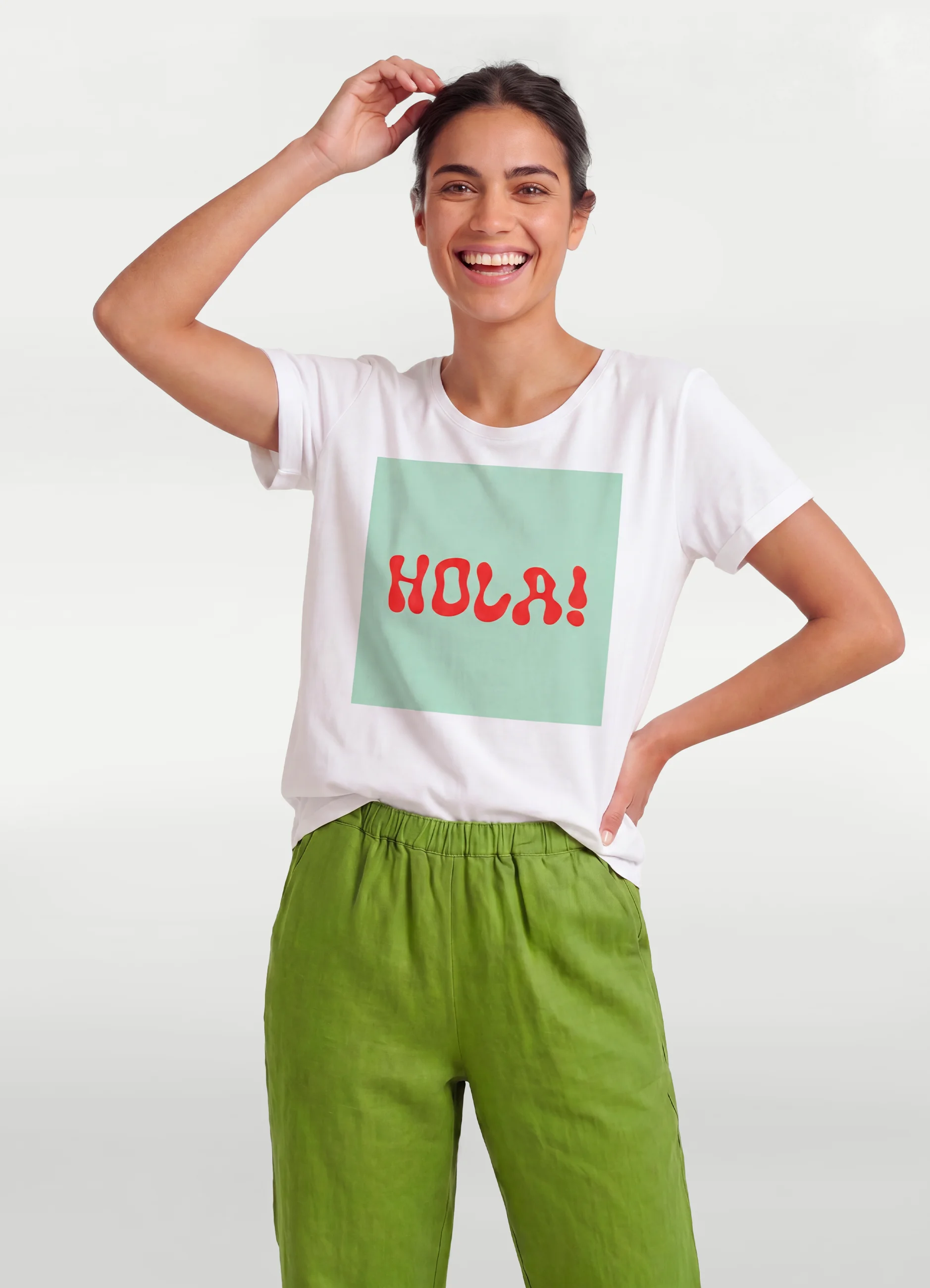 Camiseta mujer Hola!