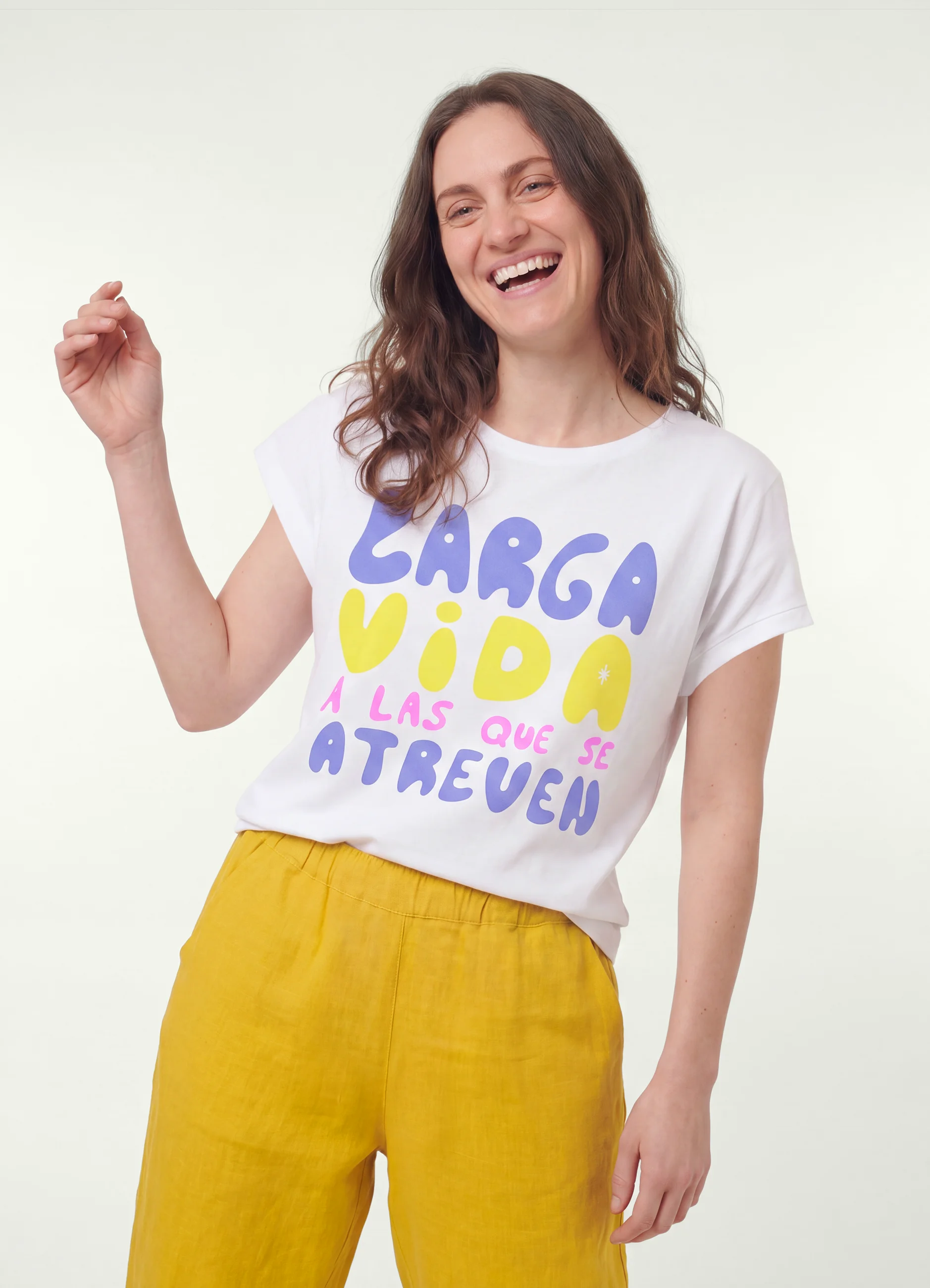 Camiseta mujer Larga Vida BLO