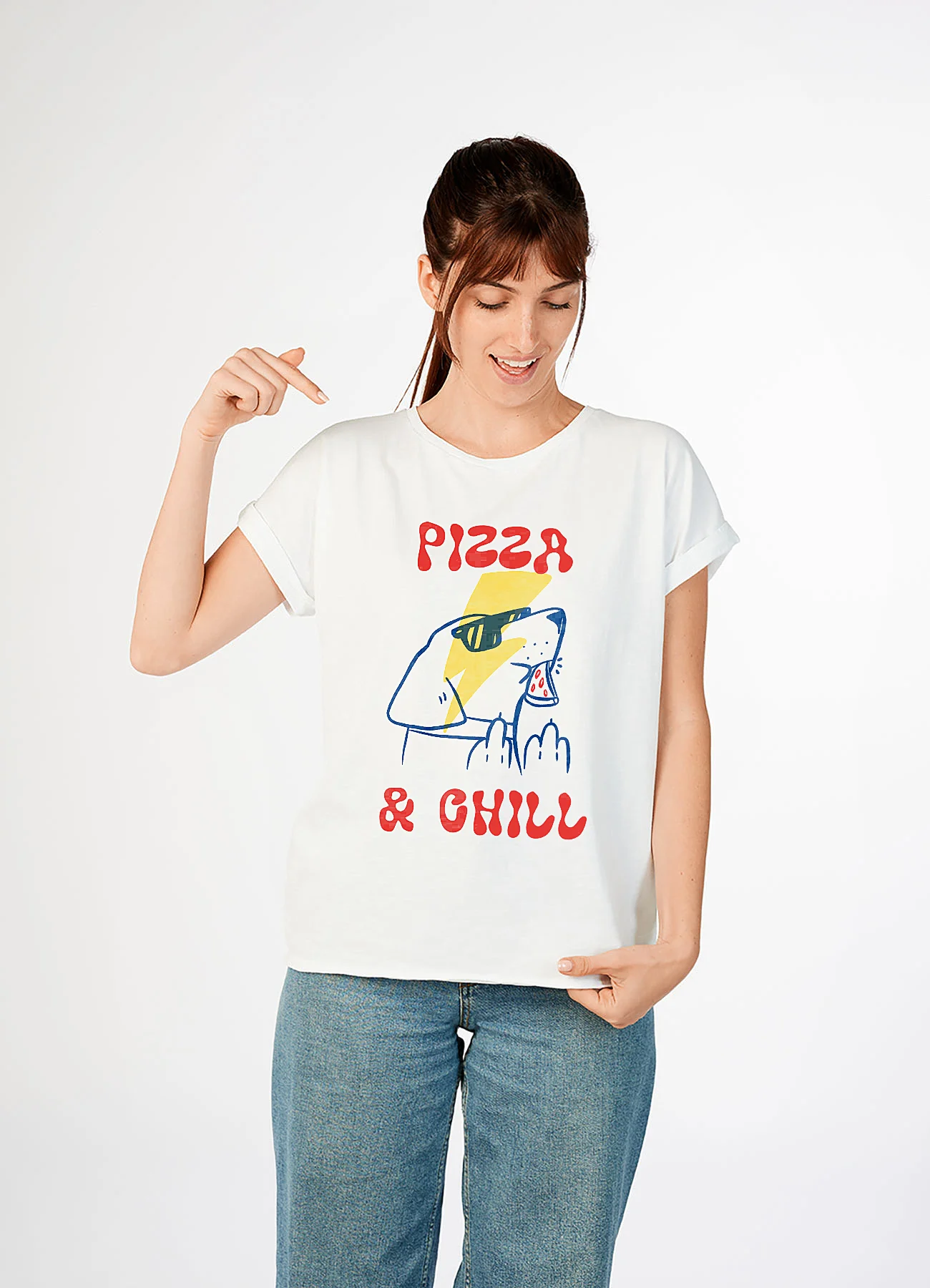 Camiseta mujer Pizza