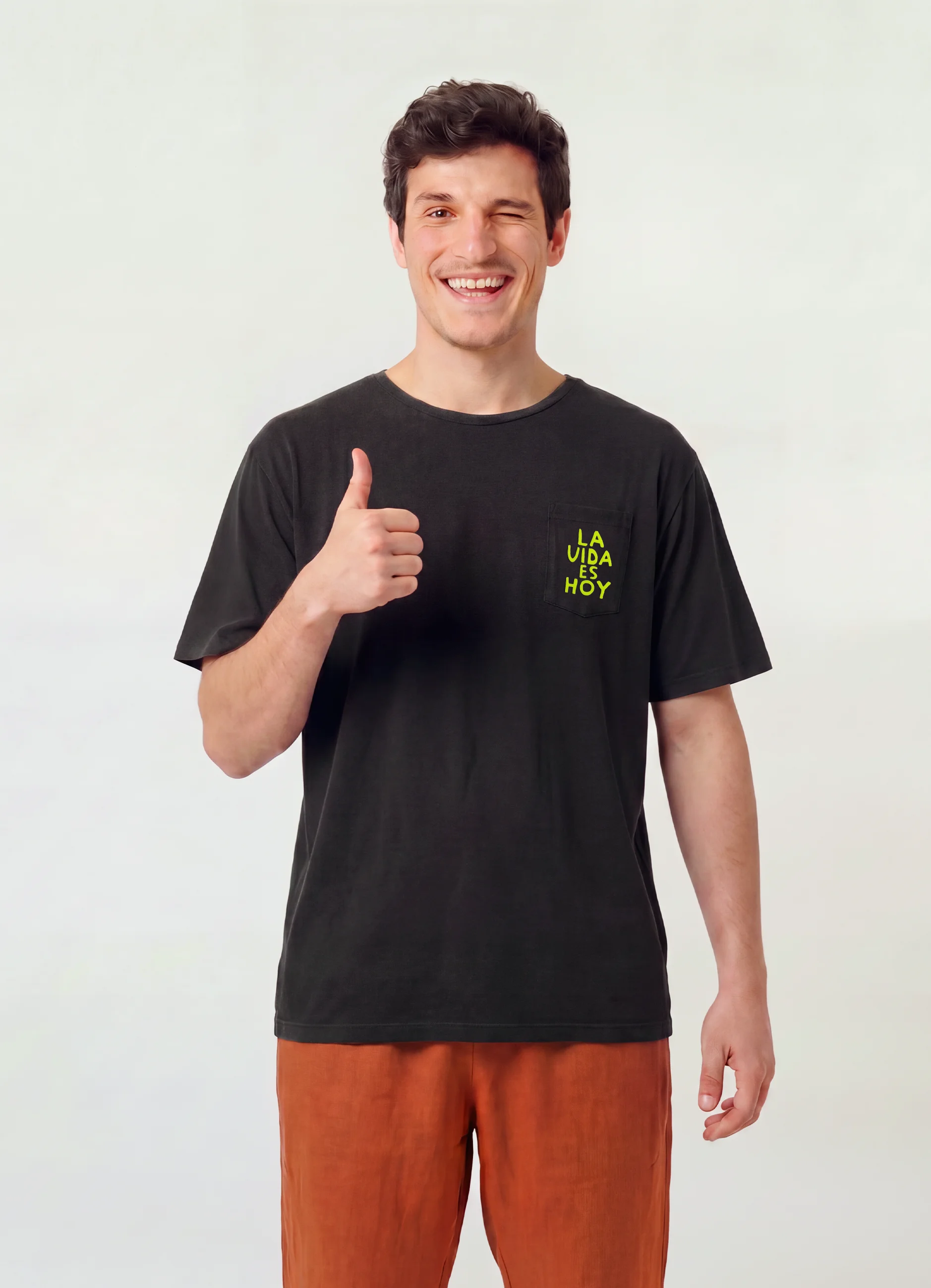 Camiseta hombre Vida Pocket 25
