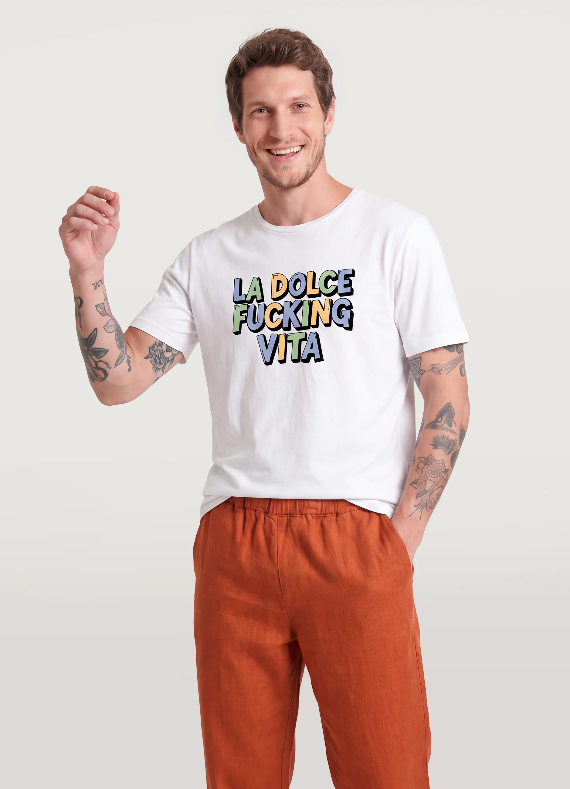 Camiseta hombre Dolce Fucking Vita