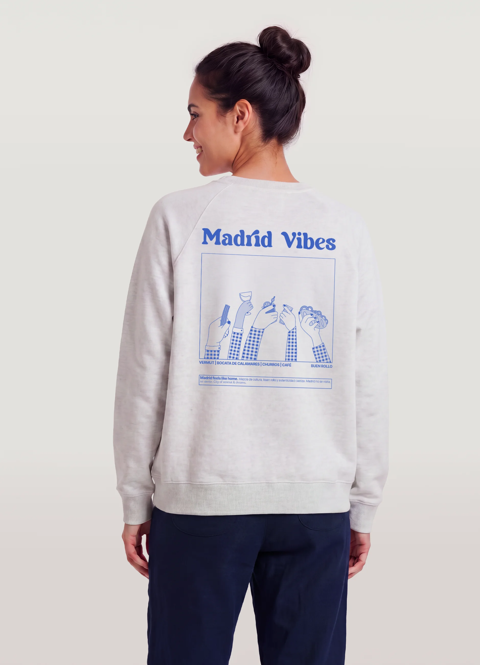 Sudadera Mujer Madrid Vibes