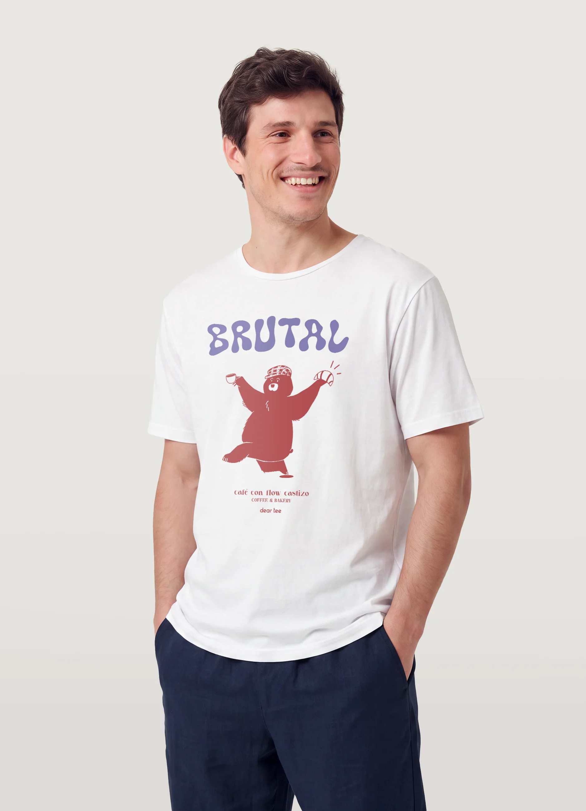Camiseta Hombre Brutal Oso