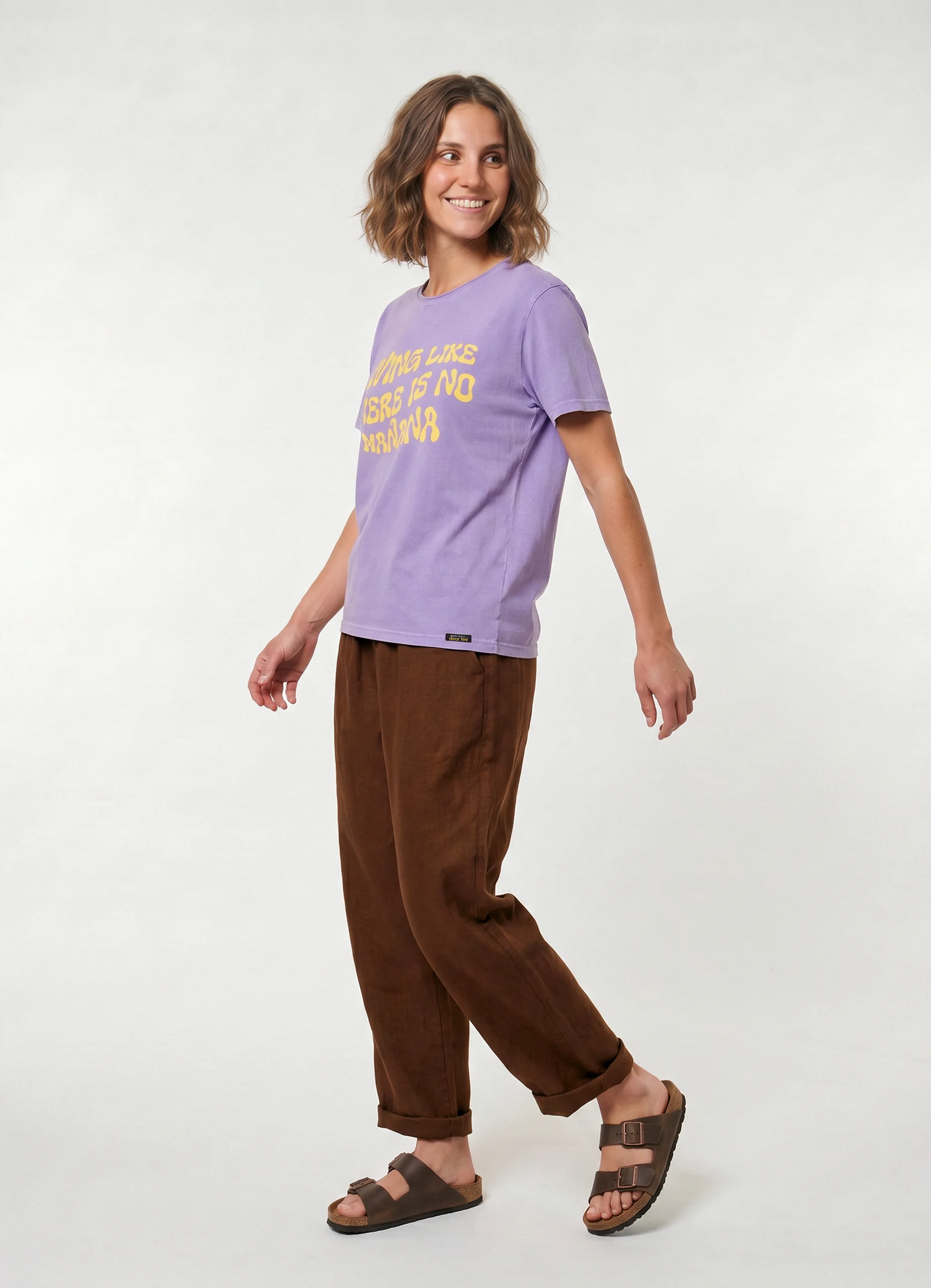 Camiseta mujer Living like there is no mañana