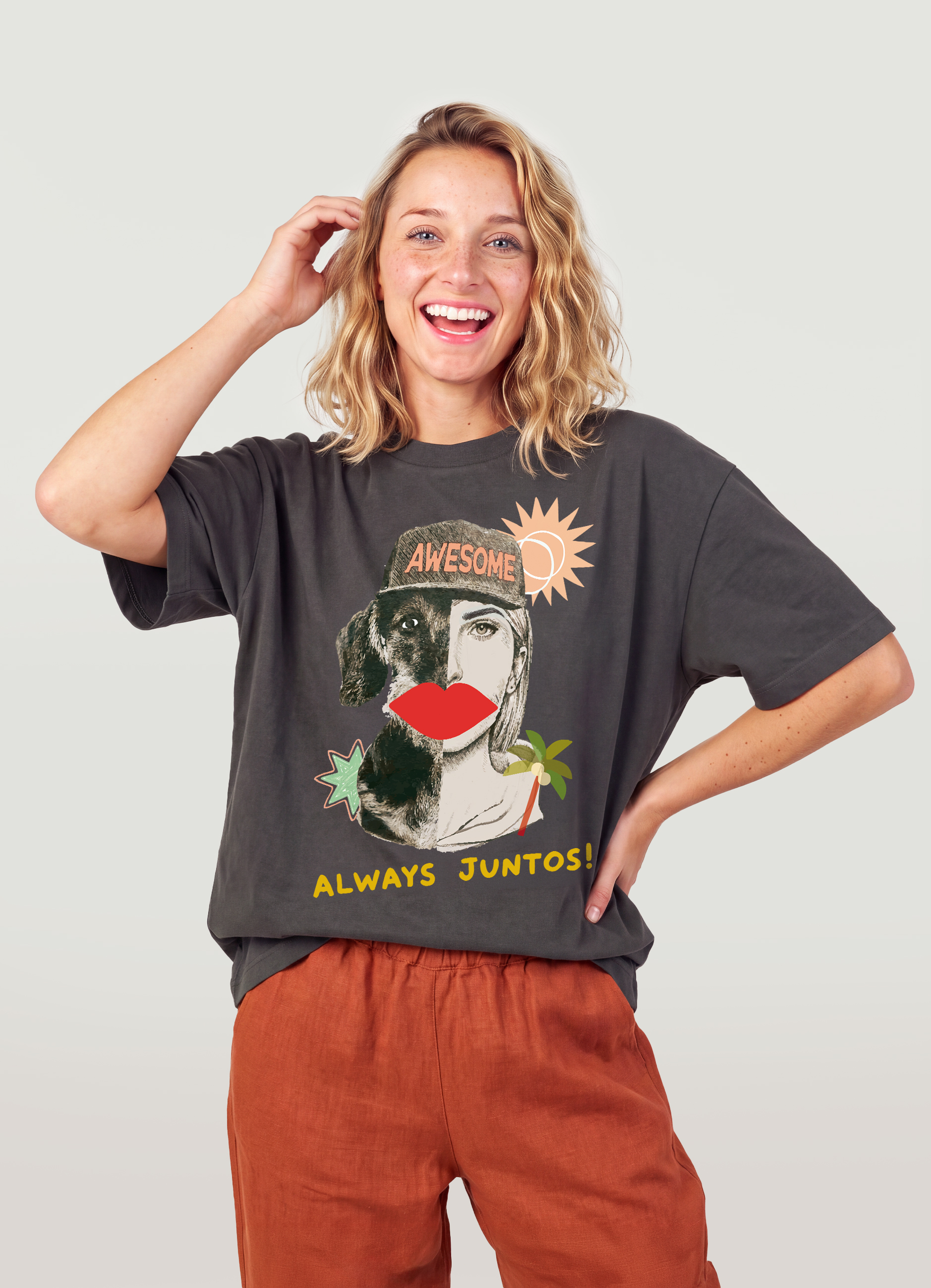 Camiseta mujer Always Juntos NGO