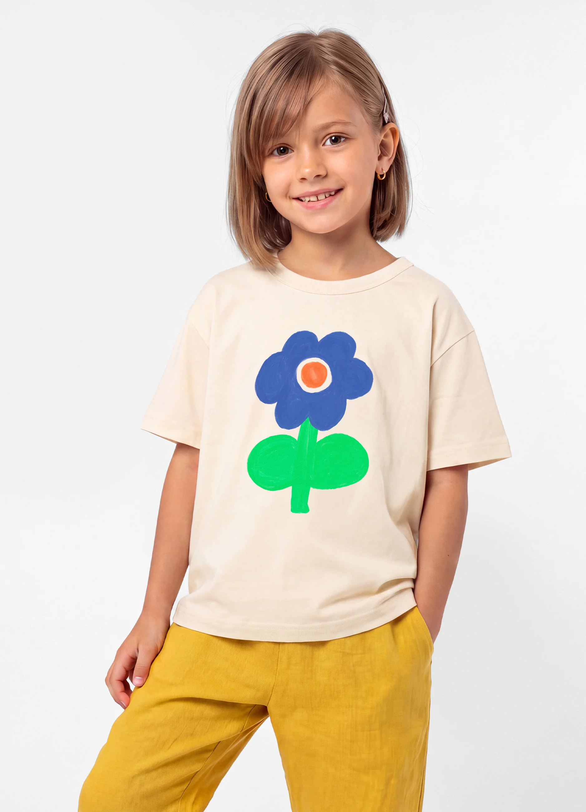 Camiseta Kids Flor