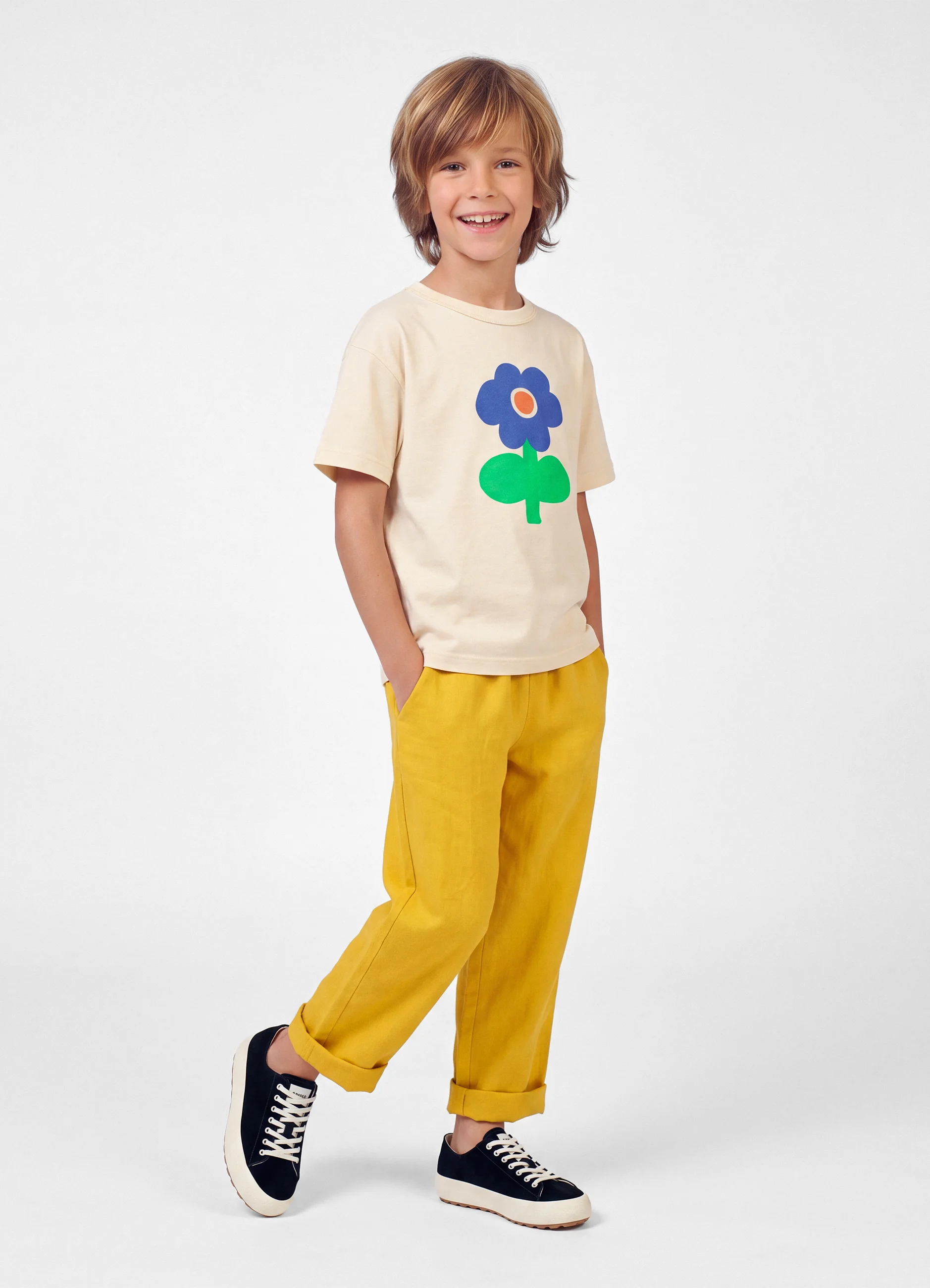 Pantalon Kids Lino Amarillo