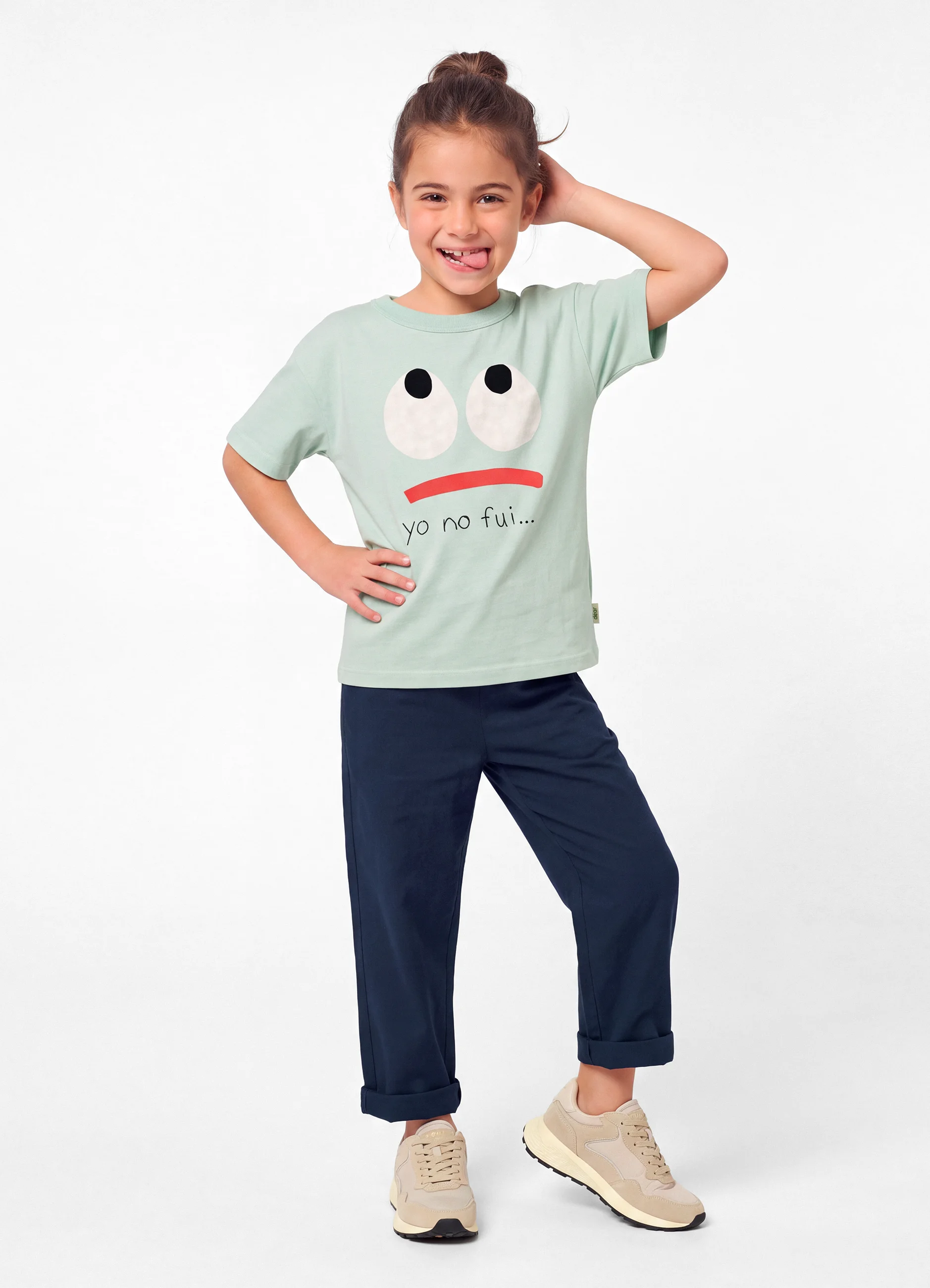 Pantalon Kids Lino Azul